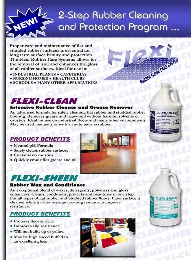 إن سي إل منظف الأرضيات المطاطية NCL Flexi-Clean سعة 1 جالون - Image 3